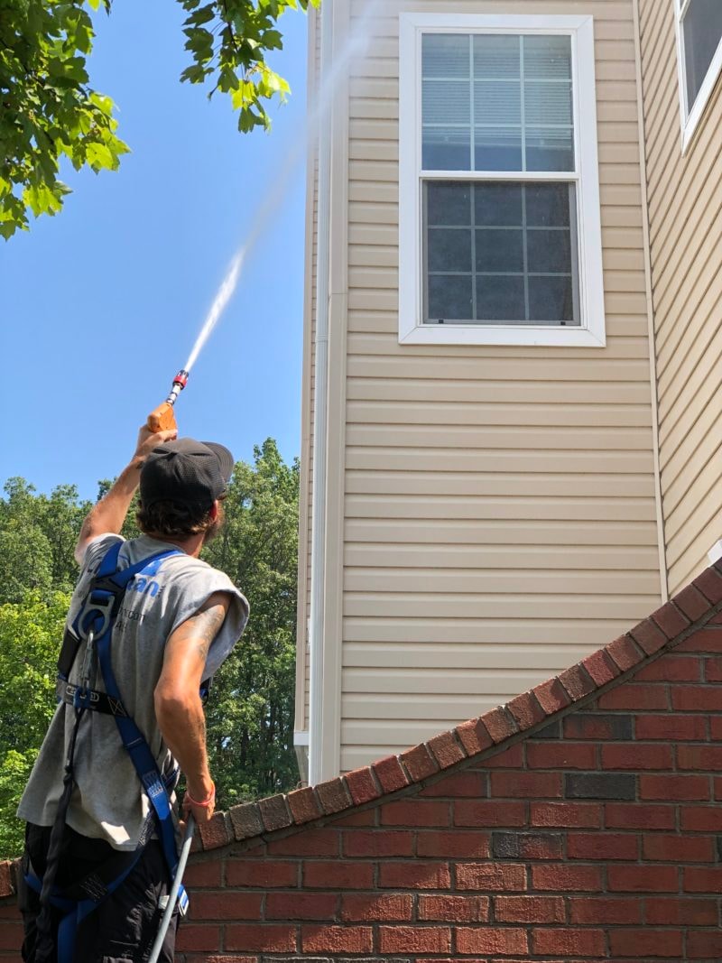 Soft Washing in Plano project 2