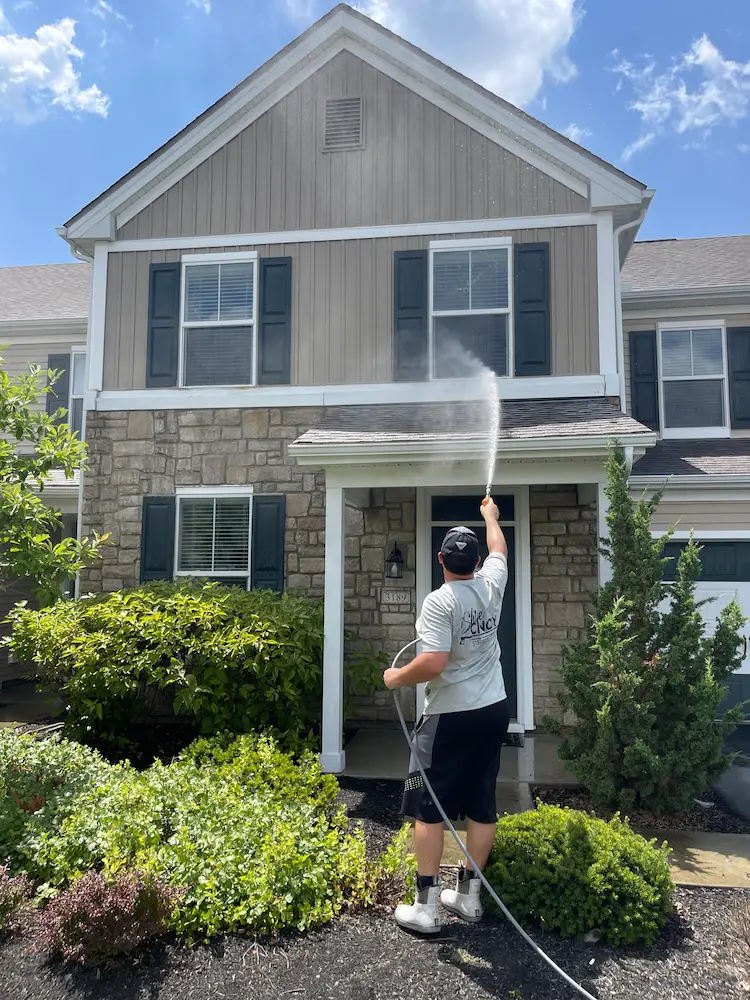 Soft Washing in Plano project 5